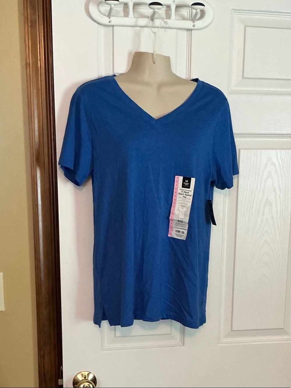 Women’s V-Neck T-Shirt - Blue
